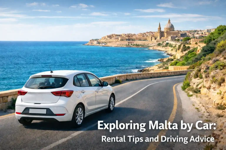Car rental in Malta coastal road