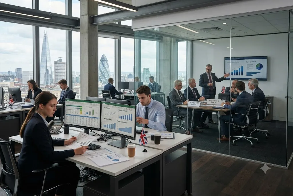 Professionals exploring career opportunities in corporate finance and financial analysis