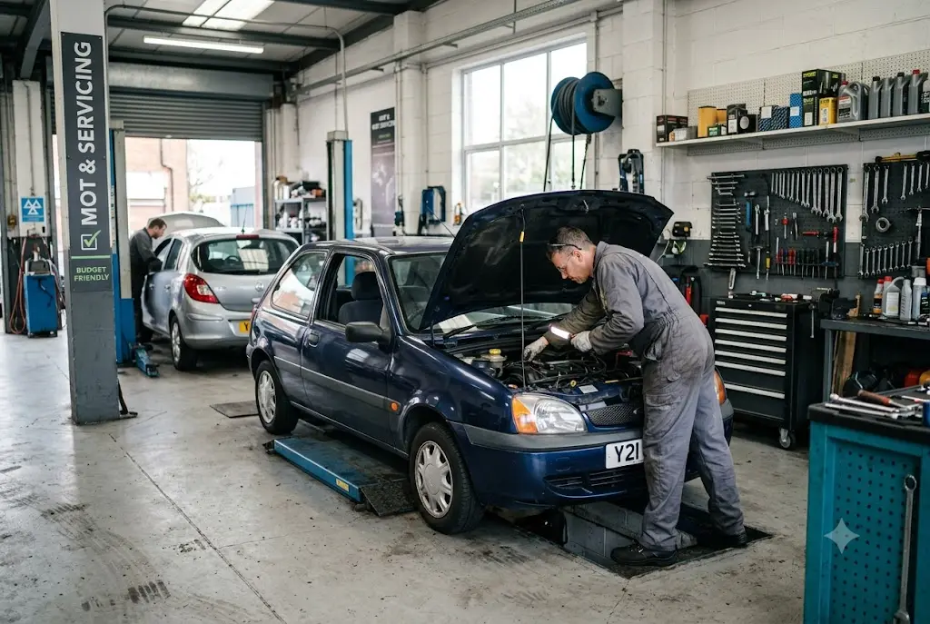 Affordable car MOT and service in UK garage