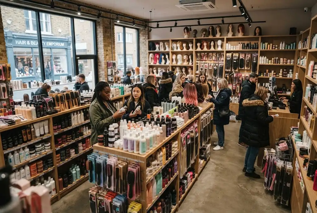 Hair shop near me offering haircare, wigs, extensions and beauty products in the UK