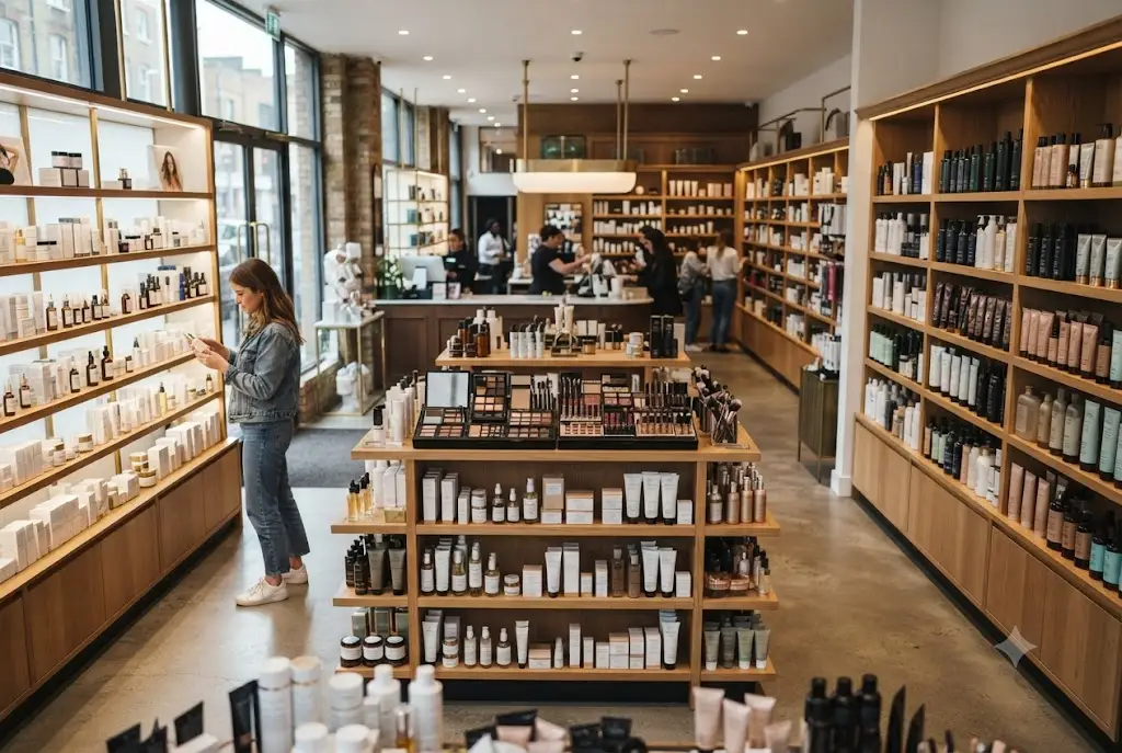 Local beauty retailers offering cosmetics, skincare, hair care and beauty products
